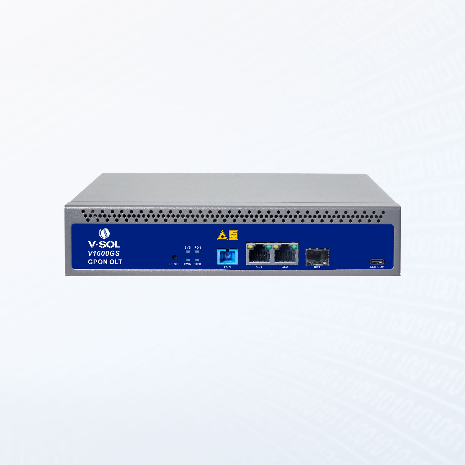 V1600GS-F / V1600GS-ZF 1GPON + 2GE(RJ45) + 1*10GE(SFP+) 2.5Гбит/с Опциональный встроенный вентилятор POL-сеть Однопортовый Mini GPON OLT